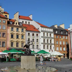 Old Town Square Warsaw Poland