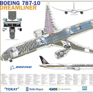 Singapore Airlines 787-10 Cutaway