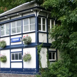 Chesham signal box, Chesham, Buckinghamshire, UK