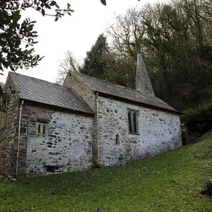 Culbone Somerset Exmoor church religion god tree