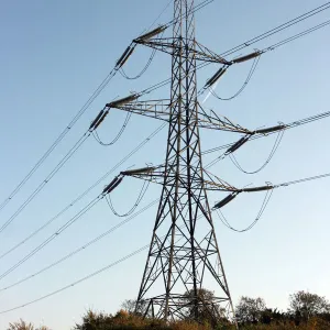 Electricity pylon at Wendover