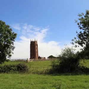 English village church, St Marys, Bishops Lydeard, Somerset, UK