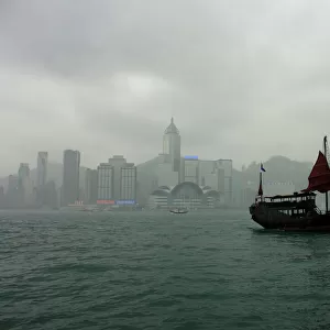 View from Kowloon towards Wan Chai, Hong Kong