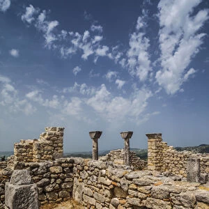Albania, Ballsh, ruins of the Illyrian city of Byllis, 4th century BC, The Cathedral