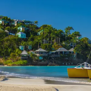 Antigua, Jolly Bay Beach, Catamaran