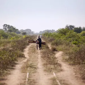 Aweil, South Sudan. Disused railway, built by the British Colonialists