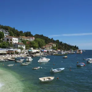 Beach, Rabac, Istria, Croatia