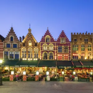 Medieval architecture Photographic Print Collection: Medieval townhouses