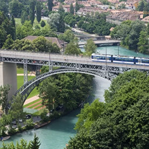 Bridge scene in Bern, Switzerland