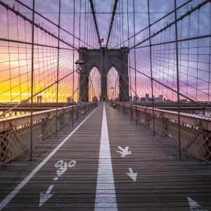 Brooklyn Bridge, Manhattan, New York, USA