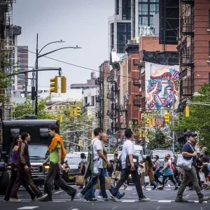 Broome Street, Little Italy, Manhattan, New York City, USA