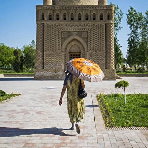 Bukhara, Uzbekistan, Central Asia. The Samanid mausoleum in the Park