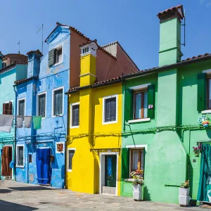 Burano lagoon island, Venice, Italy