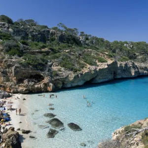 Calas Amonia, Majorca, the Balearic Islands, Spain