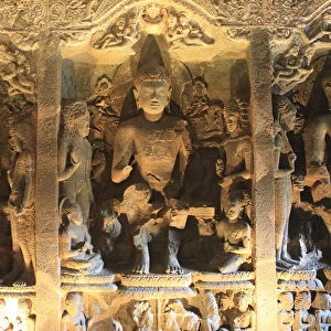 Cave 26, chaitya (Buddhist temple), UNESCO World Heritage site, Ajanta, Maharashtra
