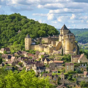 Chateau de Castelnaud castle and village, Castelnaud-la-Chapelle, Dordogne Department