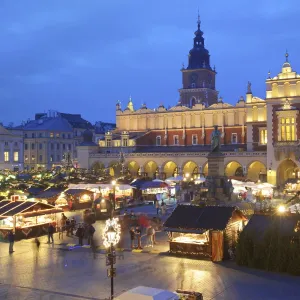 Christmas Market, Krakow, Poland, Europe