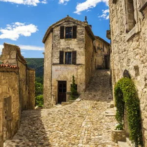 Cobbled Street of Lacoste, Provence, France