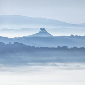 Colmers Hill across the Marshwood Vale, Dorset, England, UK