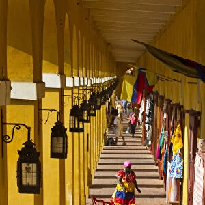Colombia, Bolivar, Cartagena De Indias, Las Bovedas - dungeons built in the city walls