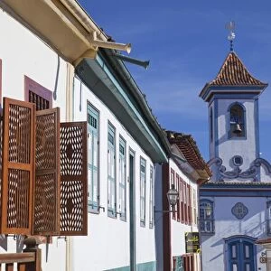 Colonial architecture and Church of Amparo, Diamantina (UNESCO World Heritage Site)