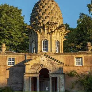 Considered the most bizarre building in Scotland and one of the greatest follies in the United Kingdom, the 18th Century Dunmore Pineapple is in Dunmore Park, near Airth, Stirlingshire, Scotland. Autumn (September) 2022