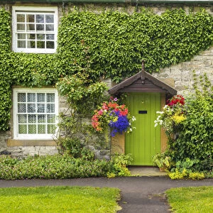 Cottage at Ashford in the Water, Peak District National Park, Derbyshire, England