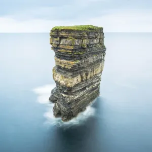 Downpatrick Head Print: A Coastal Landscape with Sea Stack