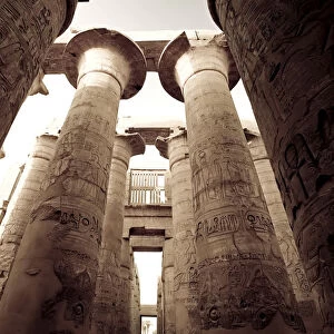 Egypt, Luxor, Karnak, Temple of Amun, Great Hypostyle Hall