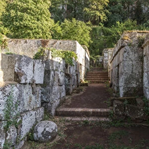 europe, italy, Umbria, Orvieto. Etruscan Necropolis