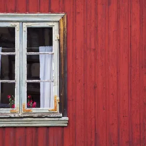 Exterior of period building, Norwegian Folk Museum, Oslo, Norway