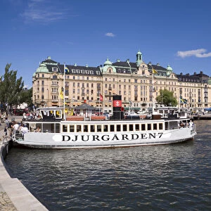 Ferry in Harbour, Stockholm, Sweden