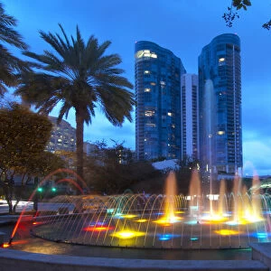 Florida, Fort Lauderdale, Bubier Park Fountain, Huizenga Park, Las Olas Boulevard
