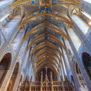 France, Occitanie, Tarn, Episcopal City of Albi, Saint Ca©cile Cathedral interior