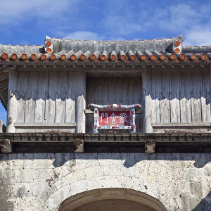 Gate at Shuri Castle, (UNESCO World Heritage Site), Naha, Okinawa, Japan