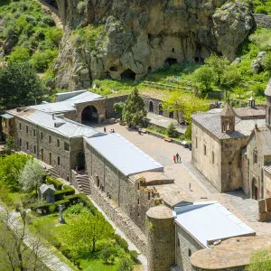 Geghard Monastery (Geghardavank), UNESCO World Heritage Site, Kotayk Province, Armenia