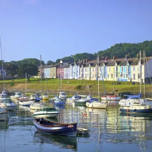 Aberaeron Harbour Print, Wales, UK