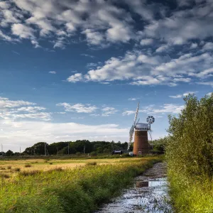 Horsey Mill, Norfolk Broads National Park, Norfolk, England