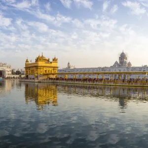 India, Punjab, Amritsar, - Golden Temple, The Harmandir Sahib, Amrit Sagar - lake