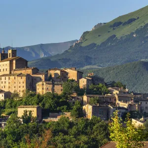 Italy, Marche. Macerata district. Sarnano