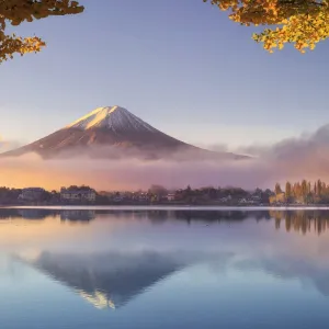 Japan, Fuji - Hakone - Izu National Park, Mt Fuji and Kawaguchi Ko Lake