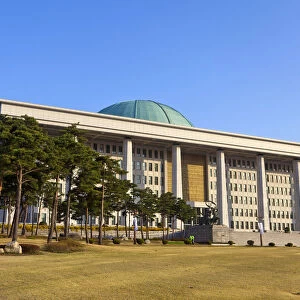 Korea, Seoul, Yeouido, National Assembly building