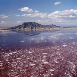 Lake Natron in northern Tanzania