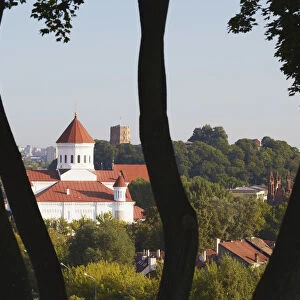 Lithuania, Vilnius, View Of Church Of The Holy Mother Of God