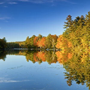 Megunticook Lake in Autumn, Camden, Maine, USA