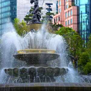 Mexico, Mexico City, Diana The Archer, Diana The Huntress Fountain, La Diana Cazadora