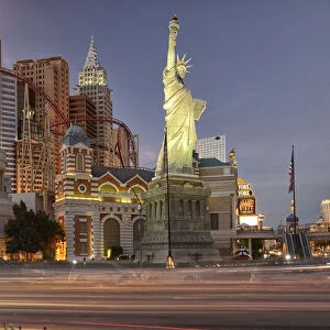 New York New York Hotel and Casino on Las Vegas Boulevard, The Strip, Las Vegas, Clark