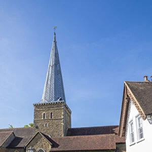 Parish church in Godalming, Surrey, England, UK