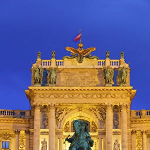 Prince Eugene Statue, Hofburg Palace Exterior, Vienna, Austria, Central Europe