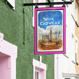 The Tafarn y Cadwgan pub print